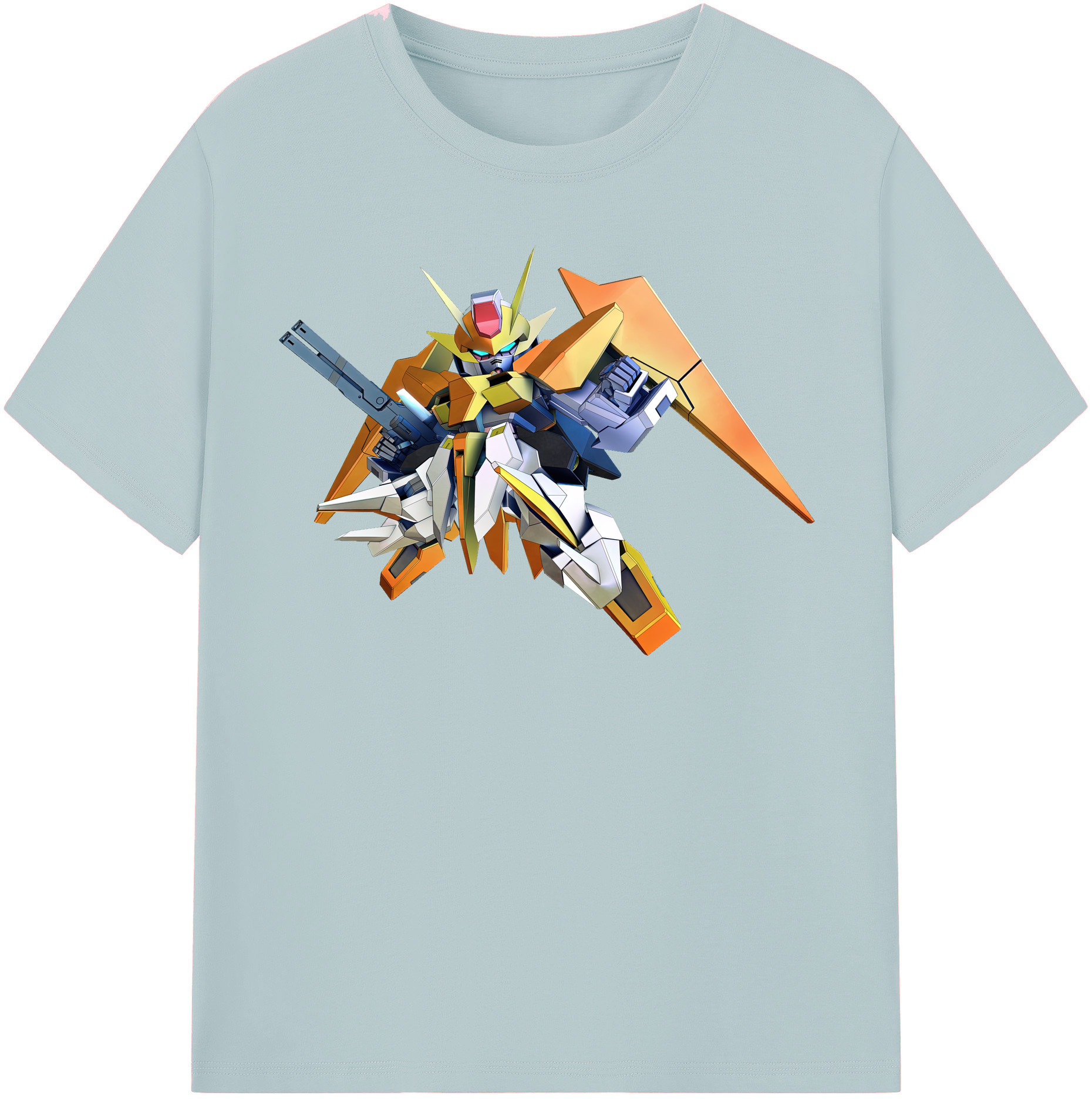 （画像用） 機動戦士ガンダム Mobile Suit Gundam 綿100％半袖Tシャツ（フロントプリント）